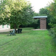 Gîte à la Gare: vue du jardin