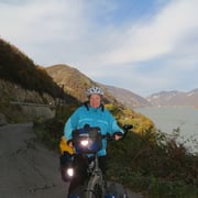 Kurzer Abschnitt auf der alten Strasse