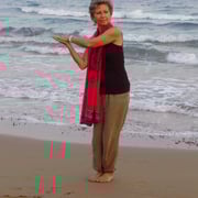 ... morgendliches Üben am Strand