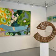 Malerei Bettina Hobel - Skulptur Stefan Ester 