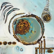 "CALLING ALL ANGELS  (30x30)  $3300.