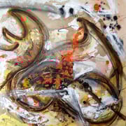 "ONE OF FIRE~FORCE II"  (30x30) )  $3300.