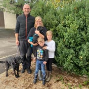 Linda und familie mit Quna