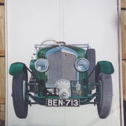 supercharged Bentley hand painted on wardrobe doors