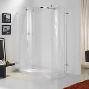 EDDELS: 2 cristales curvos cogidos a pared