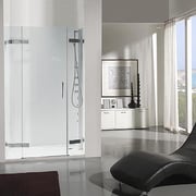 ENI A84: mampara de ducha angular con una hoja abatible y dos hojas fijas