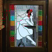 井上呉服店ドアパネル