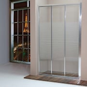 MAMPARA DE DUCHA MODELO "VITORIA". Frontal de ducha con 2 hojas correderas y 1 fija.