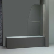 MAMPARA DE BAÑO MODELO "TERUEL". Frontal baño 1 pivotante 180º.