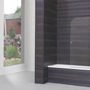 MAMPARA DE BAÑO MODELO "BARCELONA". Frontal de baño de 1 hoja pivotante