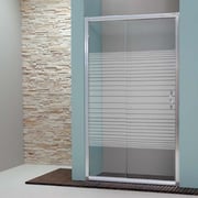 MAMPARA DE DUCHA MODELO "LOGROÑO". Frontal de ducha con 1 hoja fija y 1 corredera.