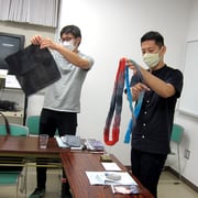 注染糸を絣糸として使用できる