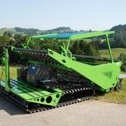 Die Pflanzmaschine wurde mitlerweile Lackiert