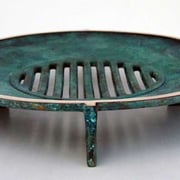 leif månsson fat i gjuten och patinerad brons