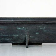 leif månsson skål i gjuten och patinerad brons