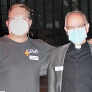 Pastor Stephan Markgraf, TABGHA und Stadtdechant Roland Winkelmann