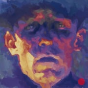 adam bota, "der kontrolleur", 2016, 90 x 90 cm, oil on canvas – erlas galerie