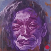 adam bota, "das geständnis 2", 2020, 120 x 100 cm, oil on canvas – erlas galerie