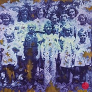 adam bota, "clique", 2023, 140 x 170 cm, oil on canvas – erlas galerie