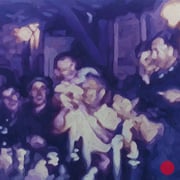 adam bota, "trinkspruch", 2020, 80 x 100 cm, oil on canvas – erlas galerie