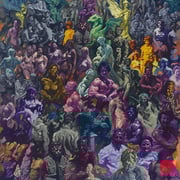 adam bota, "parallelwelten", 2023, 200 x 180 cm, oil on canvas – erlas galerie