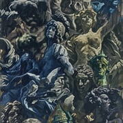 adam bota, "herdendestillat", 2024, 180 x 100 cm, oil on canvas – erlas galerie