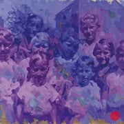 adam bota, "klassenbild, 2018, 100 x 140 cm, oil on canvas – erlas galerie