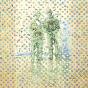 "Die Übergabe", 2007, Öl auf Leinwand, 75 x 70 cm