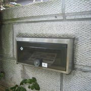 外構・エクステリア工事施工例　ポスト交換後　背面