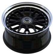 RAFFA WHEELS RS-03 ZV BLACK LIP POLISHED 