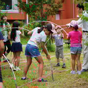 枠を設置していきます。