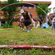 みんなでチカラを合わせます。