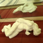  Étude. Les âmes torturées des damnés peuvent se matérialiser par des corps contorsionnés. Toute cette douleur et ce malheur est finalement beaucoup plus expressif que le bonheur !