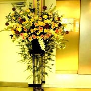 ￥60000　140x210x60　リニューアルオープン祝スタンド花（特別スタンド）
