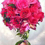 ￥10000（ブートニア込）  17×23x17　ラウンド