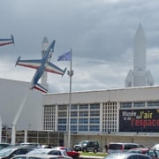 Entrée du musée de l'air et de l'espace
