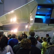 Apéritif pour les exposants organisé par le directeur du musée, Monsieur Gérard Feldzer