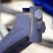 Piaggio Mofarahmen sandgestrahlt