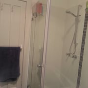 Sydney Outdated Bathroom Reno After Photo With Square Pivot Door Shower Screen