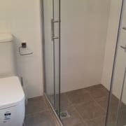 Cheltenham Ensuite Renovations After With Toughen Glass Sliding Door Shower Screen