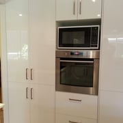 Picnic Point Kitchen Renovation After - Custom Made Oven Tower