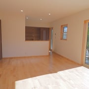 リビングからの対面キッチンになっています。