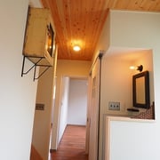 1階に主寝室と水回りを持ってきています。