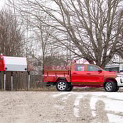 Toyota Hilux Pickup mit Ladeflächenumbau, Absetzbox für Feuerwehr, Rettungsdienst und Katastrophenschutz