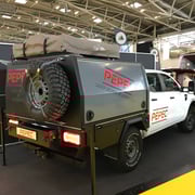 Ford Ranger Flachpritsche mit Absetzbox als Overlanding Pickup für Gelände und Offroad Einsätze