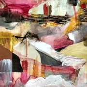 Gouache, Acryl, Zeitungsausschnitte - ca. 31x32 cm