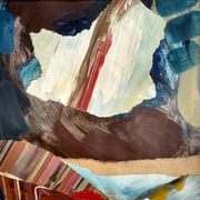 Gouache, Acryl, Zeitungsausschnitte - ca. 23x24 cm