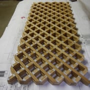 Façon de grilles de porte vitrée