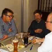 von links: Bernd Vogel, Treasurer Olaf Reinboth, Torsten Ortleb