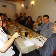 nach getaner Arbeit konnte man einen ersten Single malt genießen